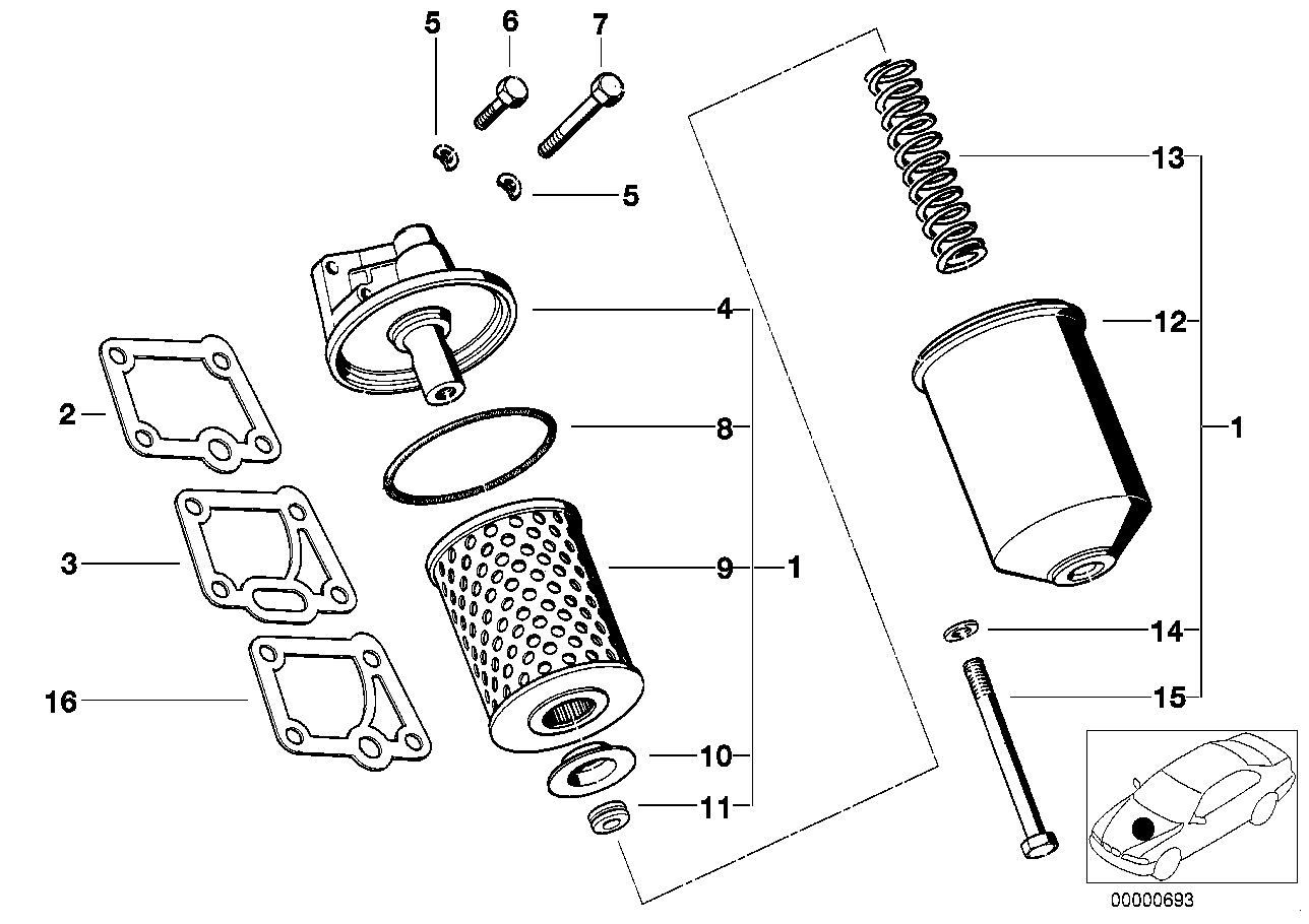 Alimentazione olio-Filtro olio