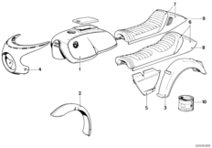 Βαμμένα εξαρτήματα 585 λευκό Motorsport