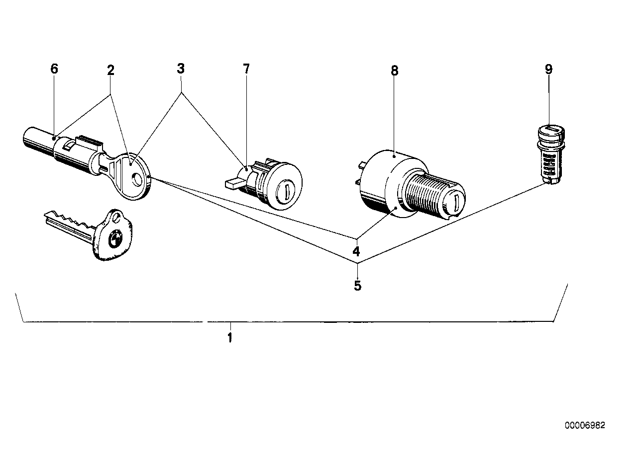 Conjunto de fechaduras