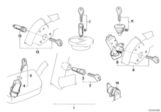 Set of locks