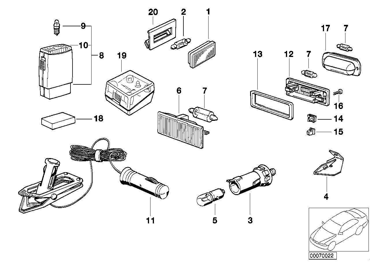 Diverse Leuchten