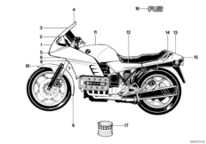 Lackierte Teile 621 perlmutt