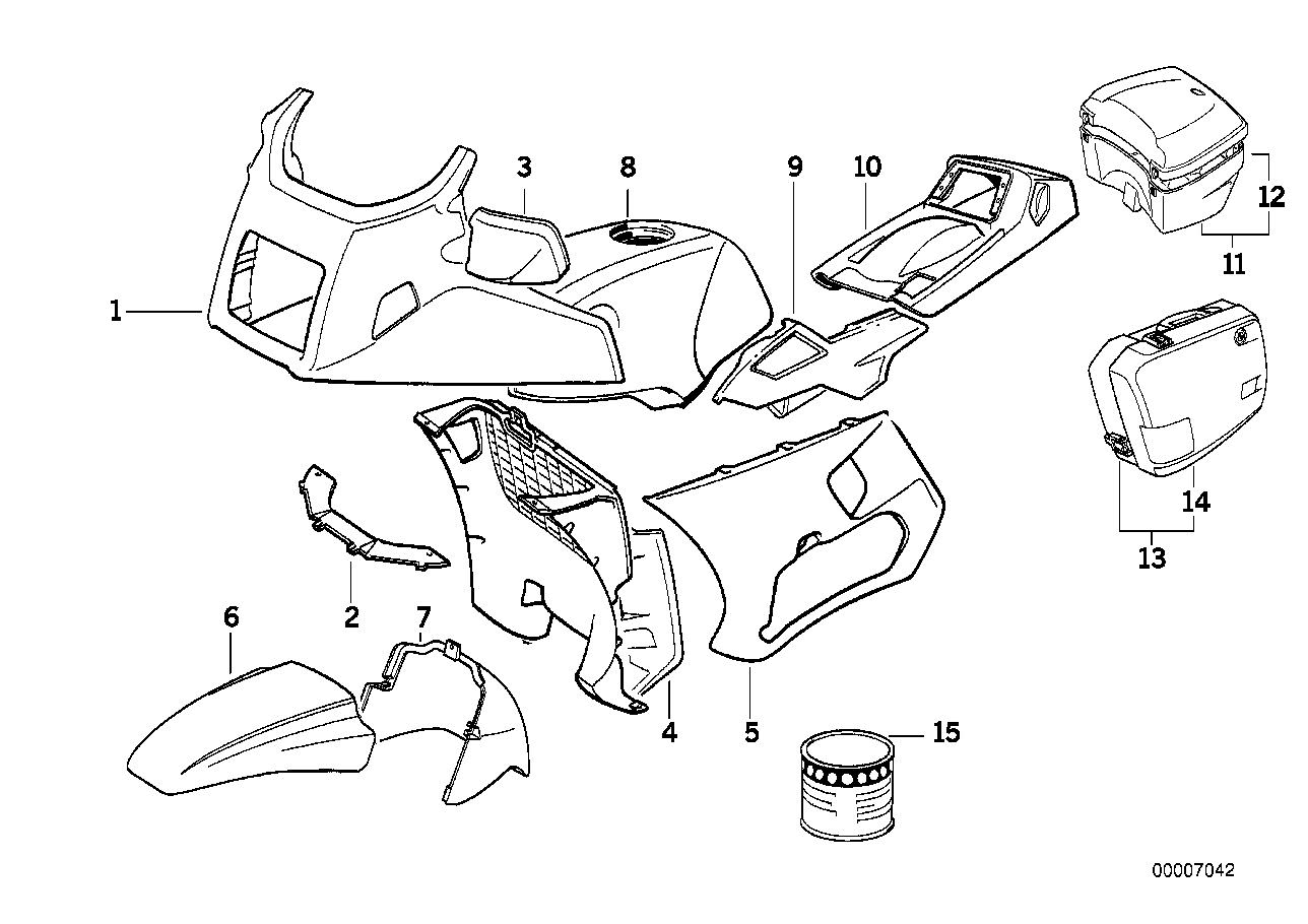 Lakované díly 683 pinien-grün