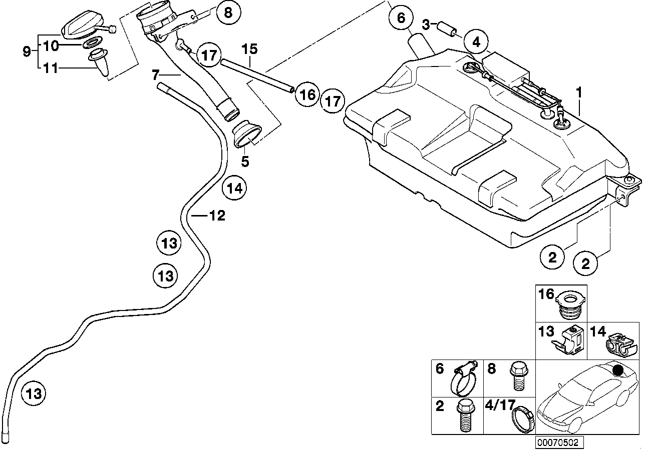 Kraftstofftank/Anbauteile