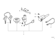 Set of locks