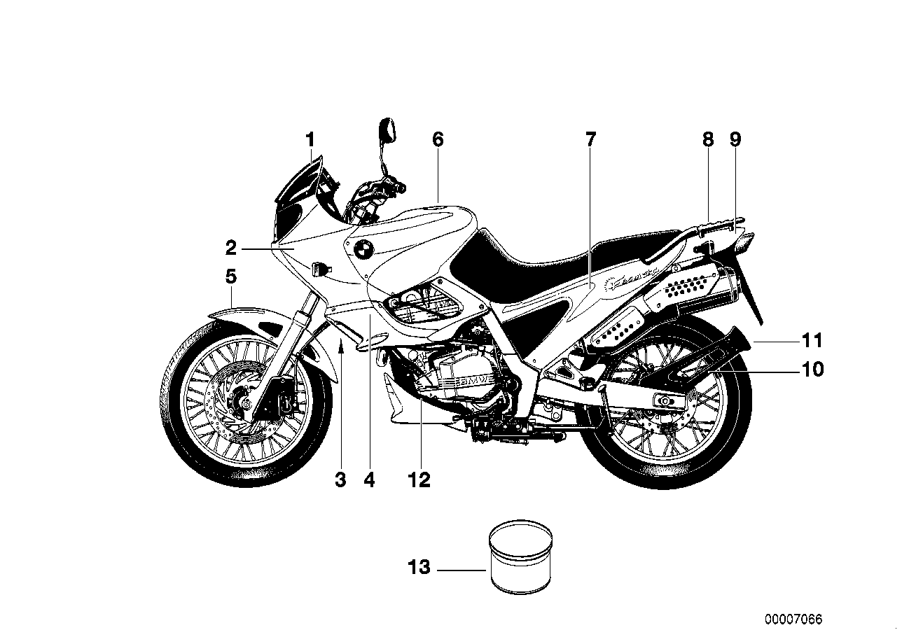 Pièces peintes M743 lahar-grau