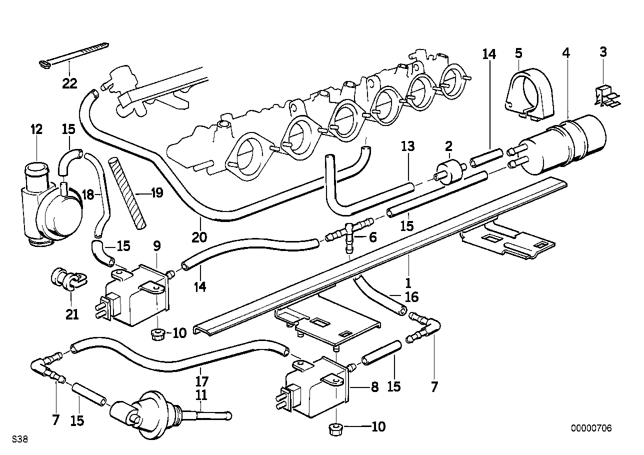 Undertrycksstyrning motor