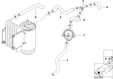 Preheating valve, fuel lines