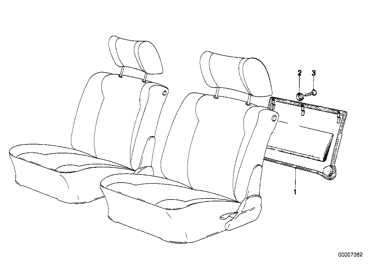 Pared dorsal asiento