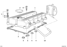 Cylinder head cover