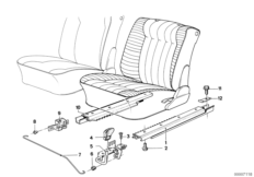 Asiento delantero desbloqueo