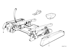 Asiento del.-ajuste alt.asiento-cubierta