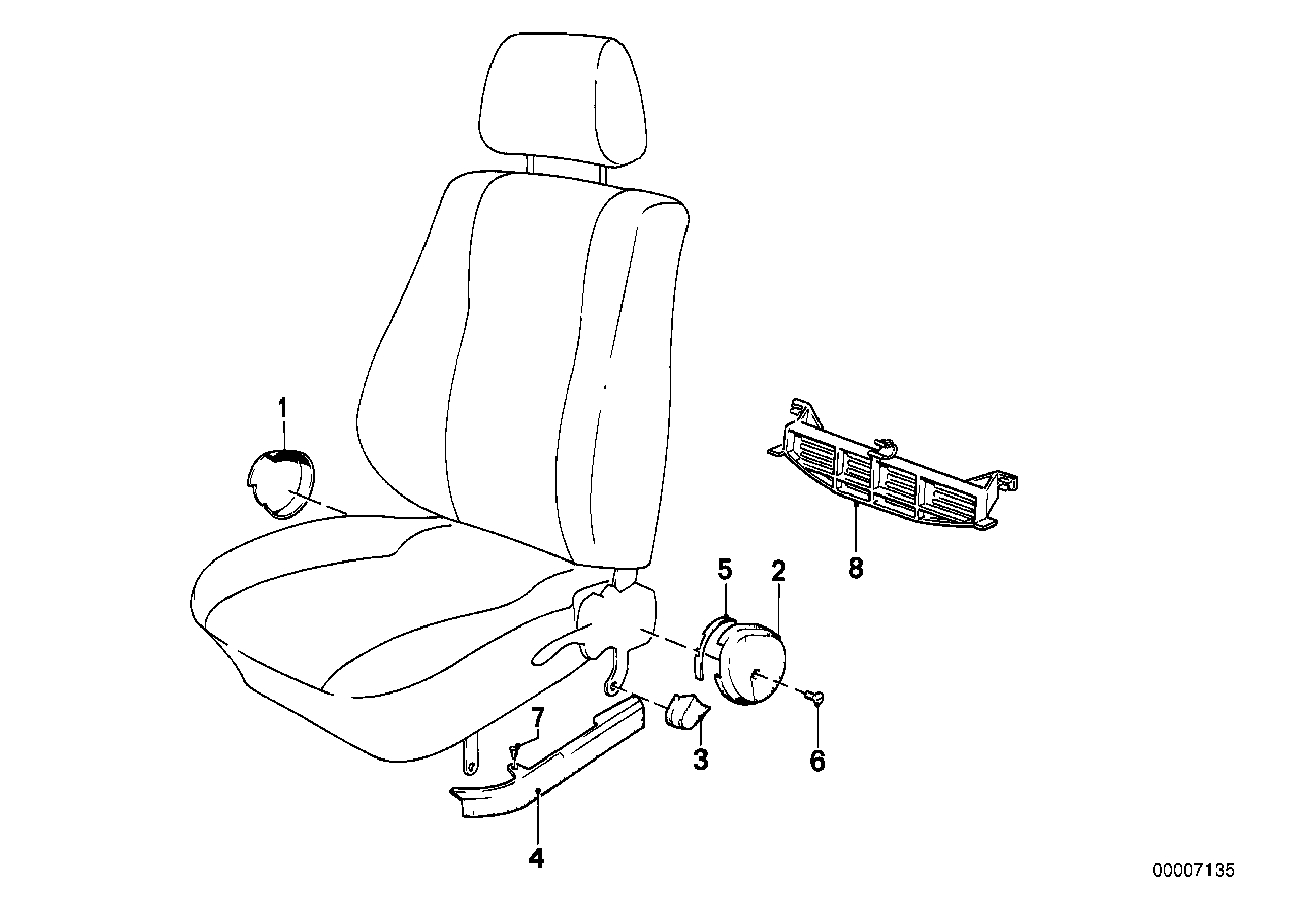 Koltuk, Ön-Koltuk blendajı