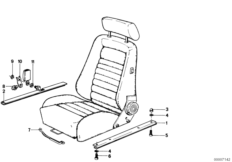 Recaro sports seat-spacer
