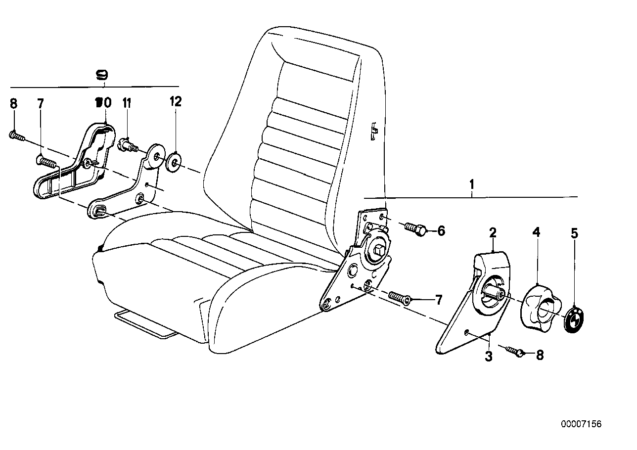 Recaro 스포츠 시트-시트 틸트 매커니즘