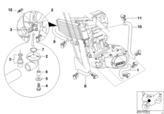 Radiator hoses/temperature sensor