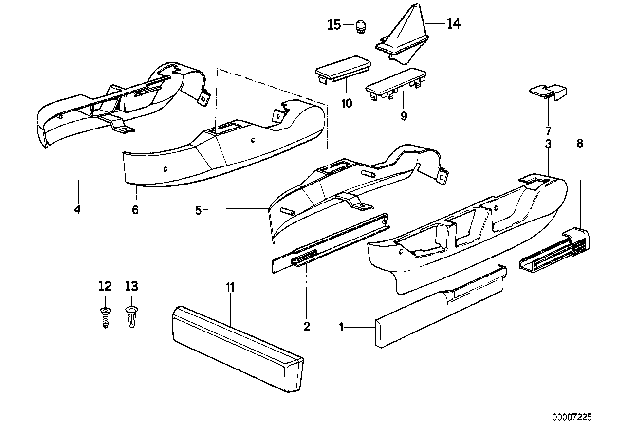 BMW sportstol plaat