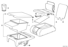 Armlehne/Kühlbox