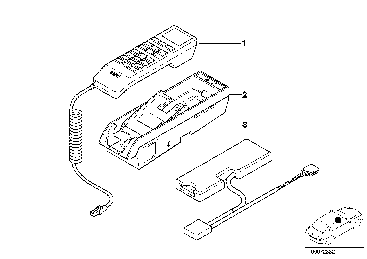 Pezzi singoli SA 629 console centrale