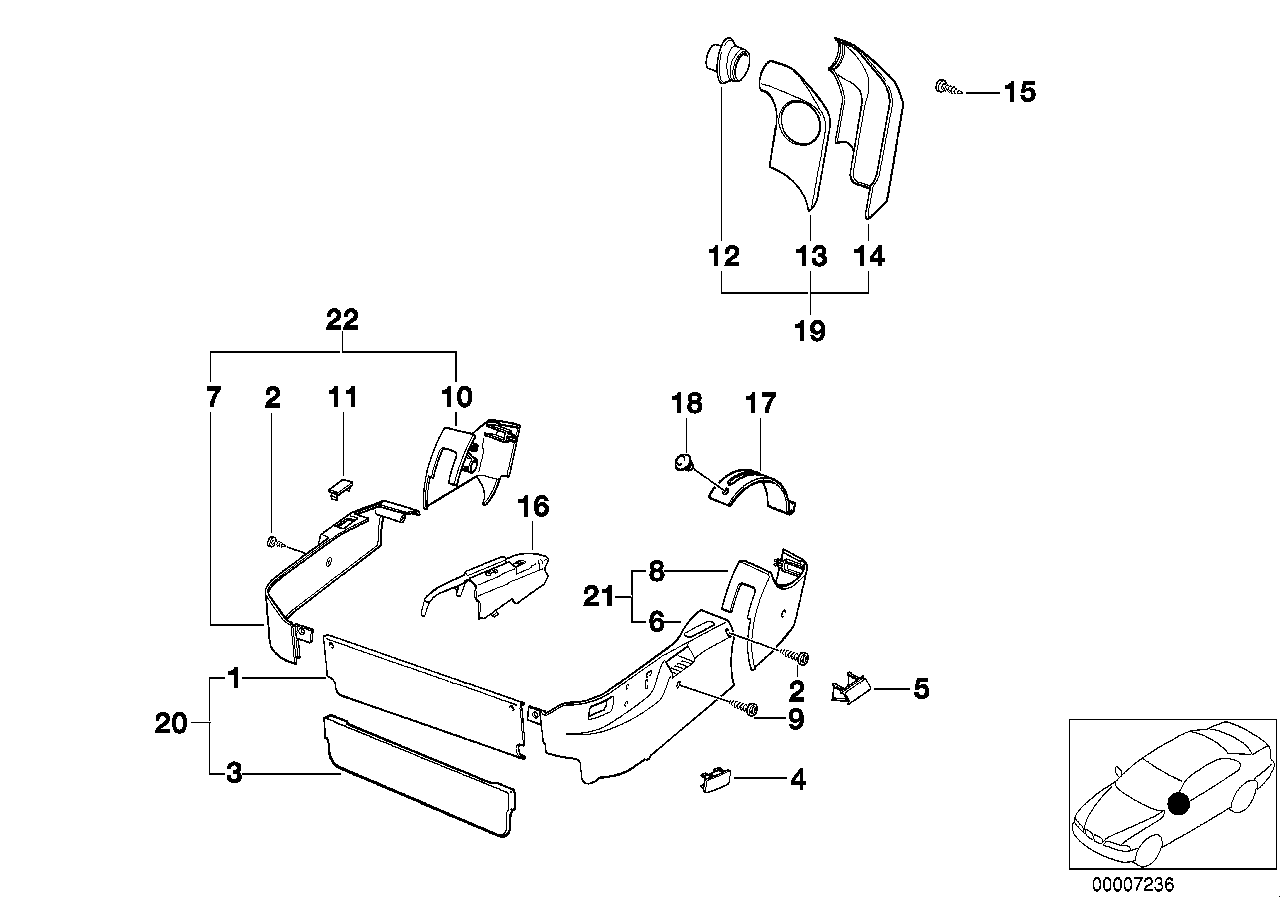 Seat front seat coverings