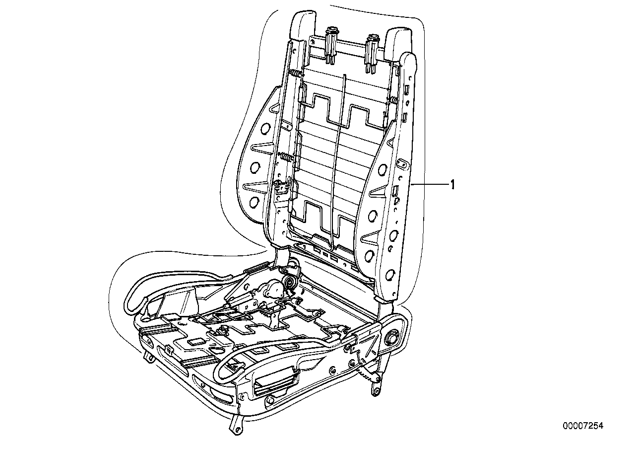 BMW necessaire de reparat. siege baquet