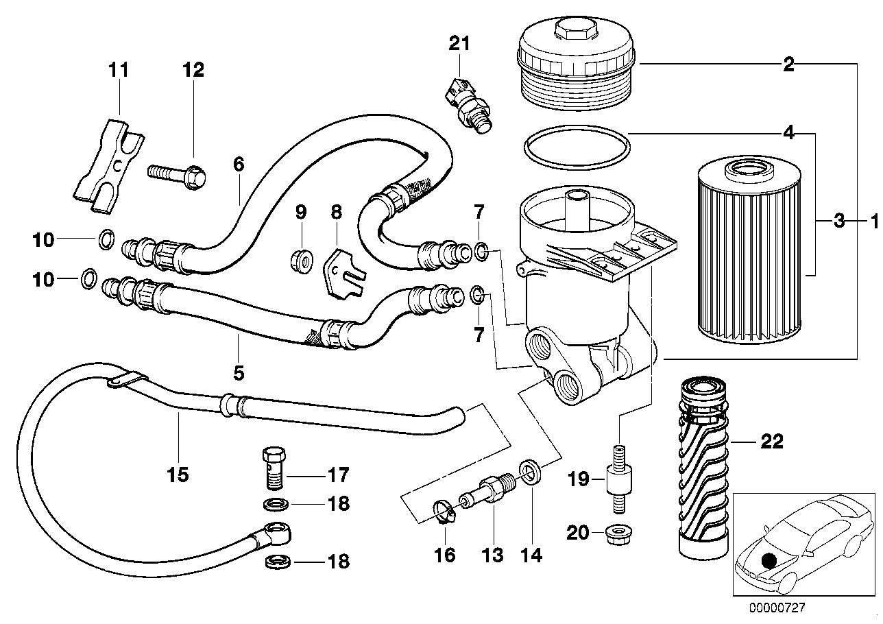 Ölversorgung-Ölfilter