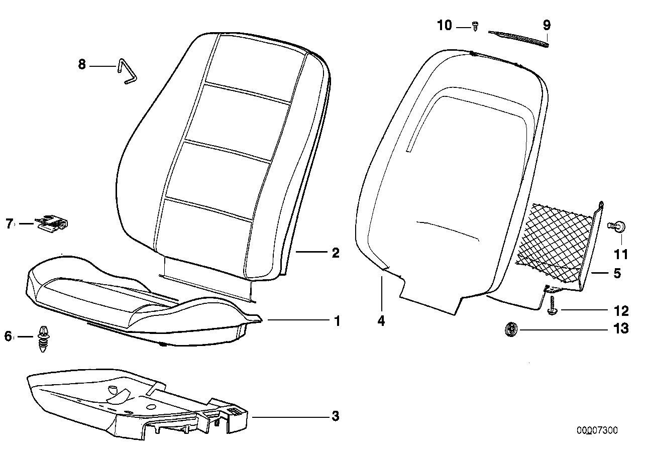 Asiento anatomico/apoyo de asiento del.