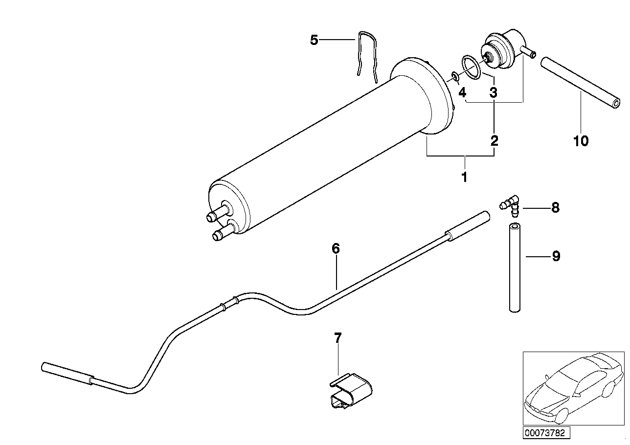 Bränslefilter/tryckregulator