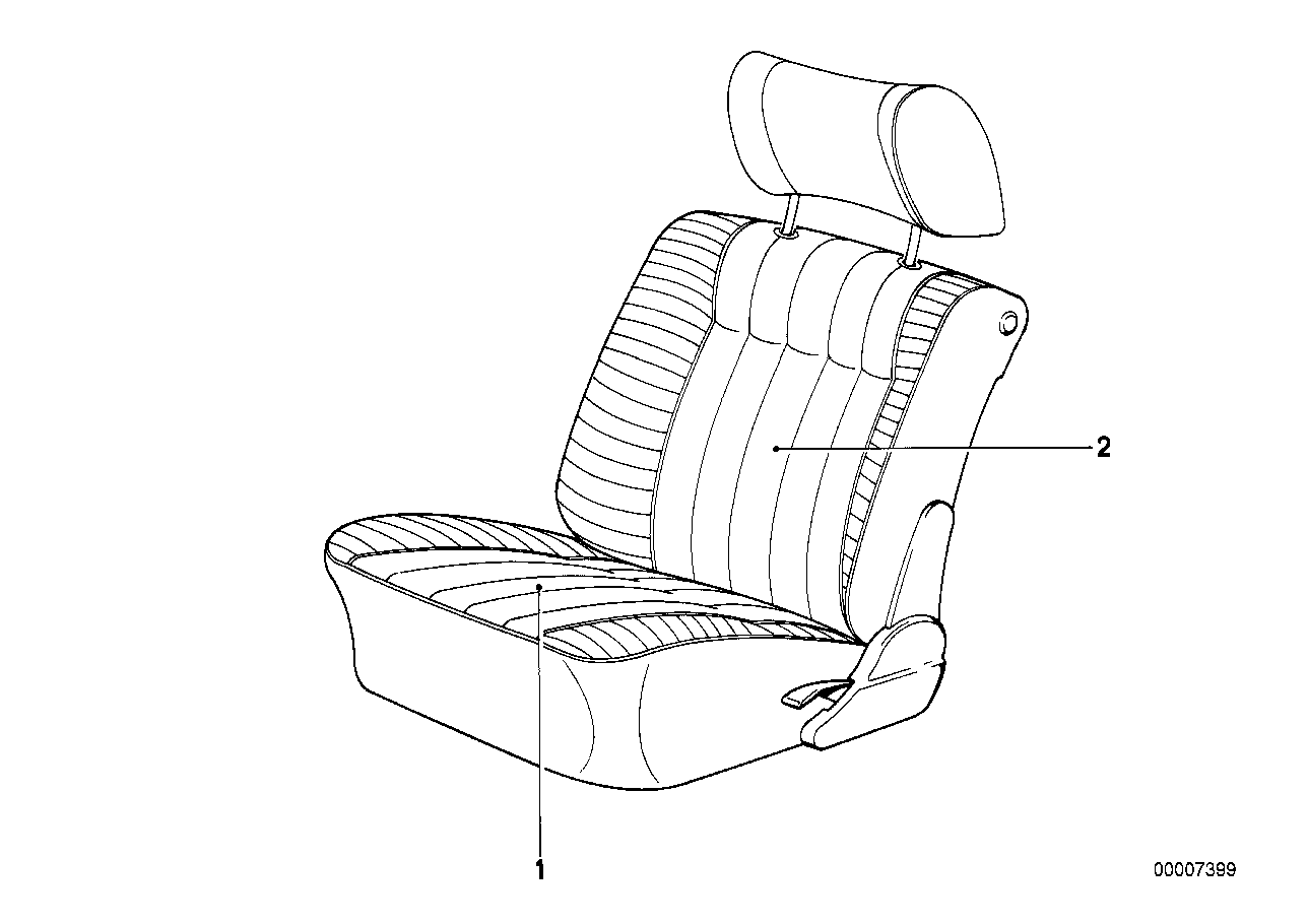 Funda de asiento delantero