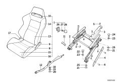 BMW sports seat