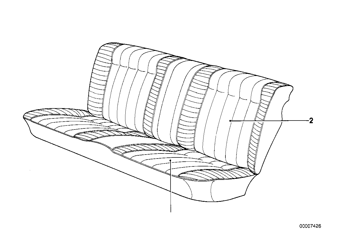 Funda de asiento trasero