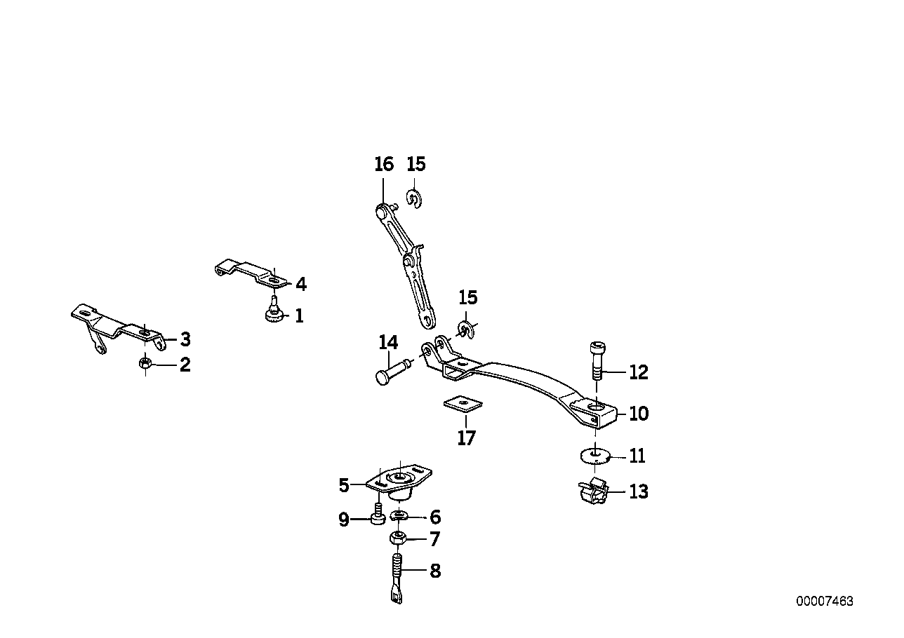 Monteringsdetaljer säte