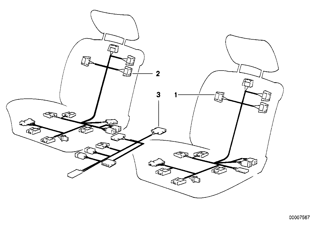 F 電動シート ケーブル セット