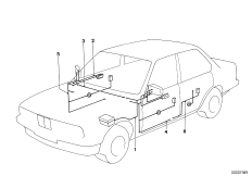 Wiring set electr.exterior mirrors