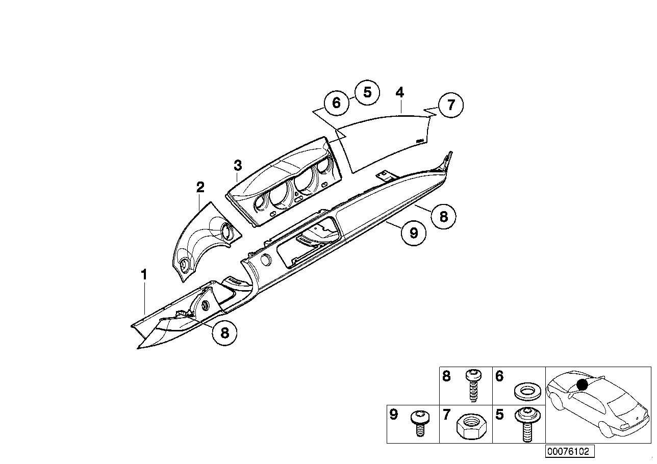 Bekleding instrumentenpaneel II