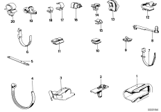 Cable clamps/cable holder