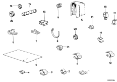 Cable clamps/cable holder