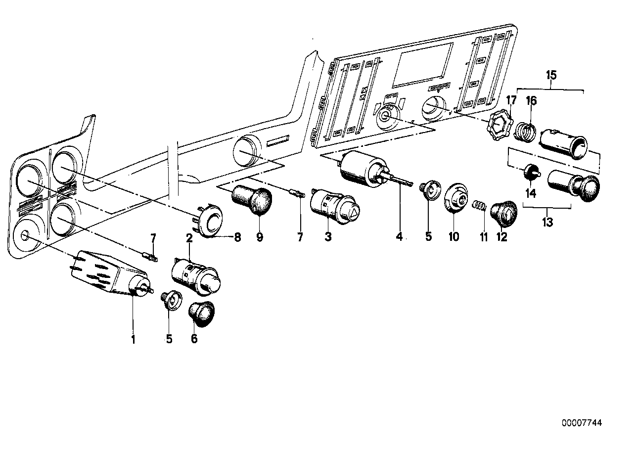 开关-仪表板