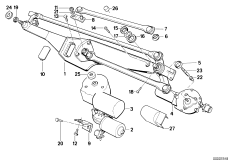 Single wiper parts