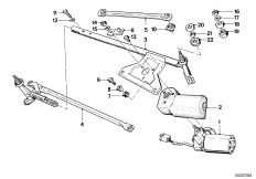 Single wiper parts