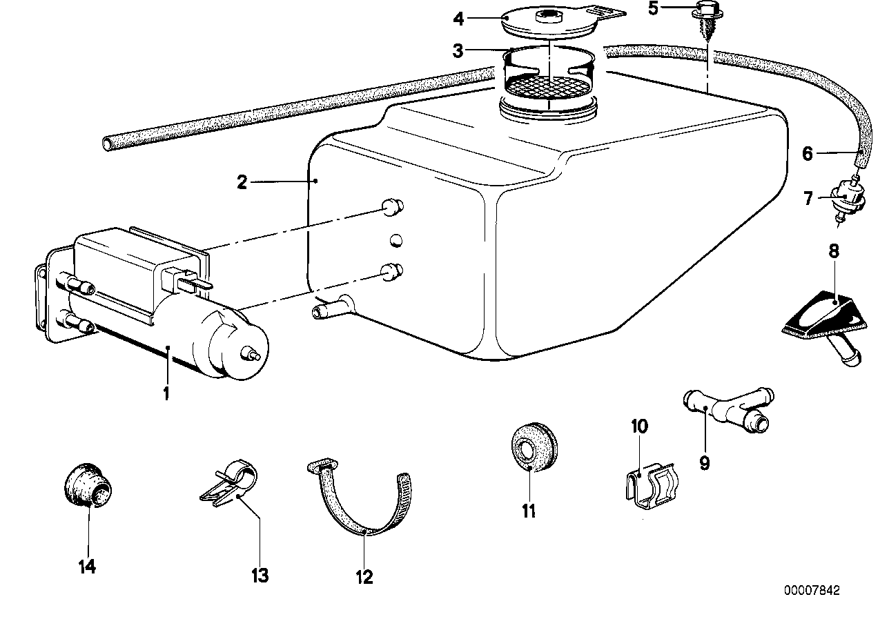 Pièces de dispositif de lave-glace