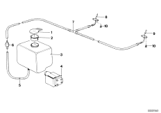 Single parts for windshield cleaning