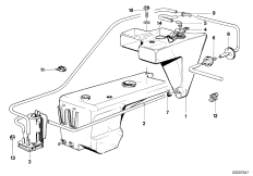 Pompe lavage/reservoir de liquide