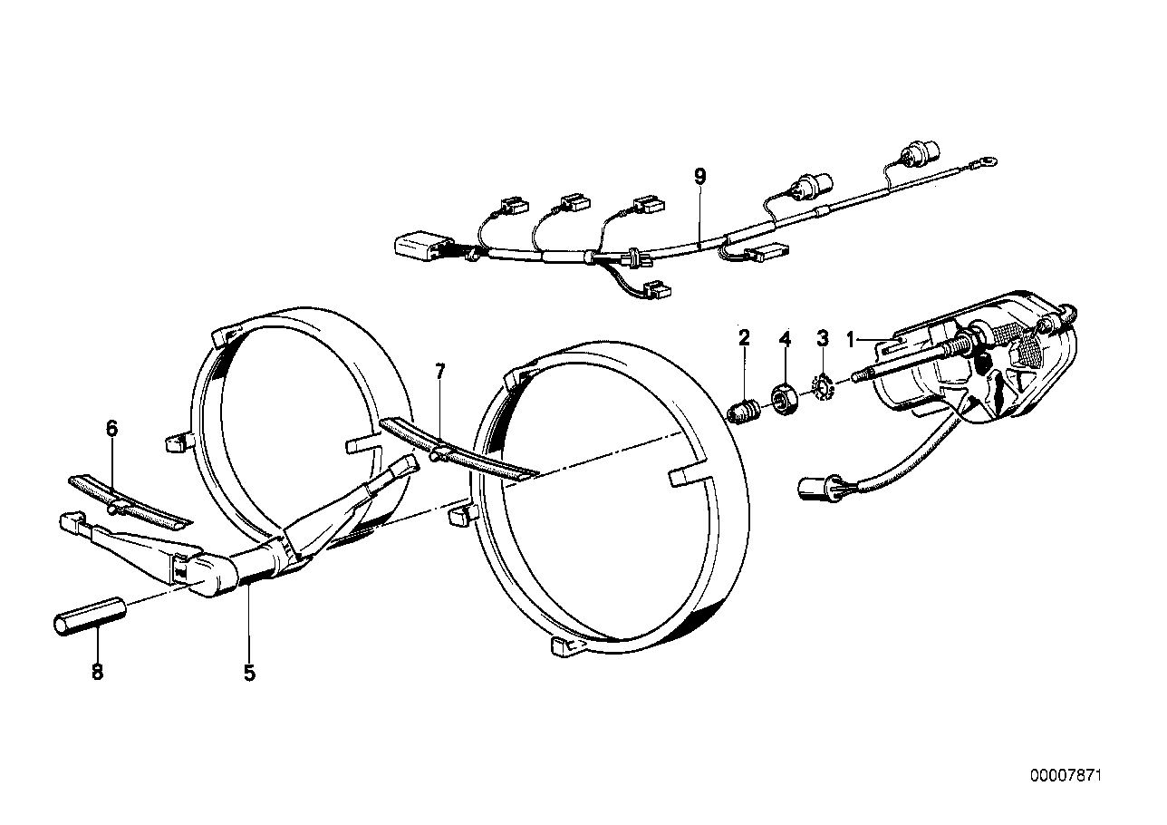 Sistema de limpeza dos faróis