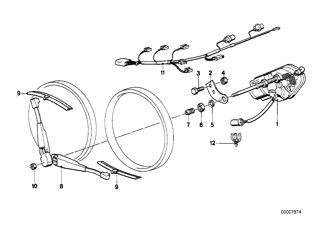 Piezas sueltas d.limpieza d.faros