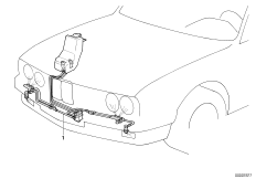 Headlight cleaning system