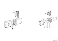 Suporte do conector de ficha de cabos