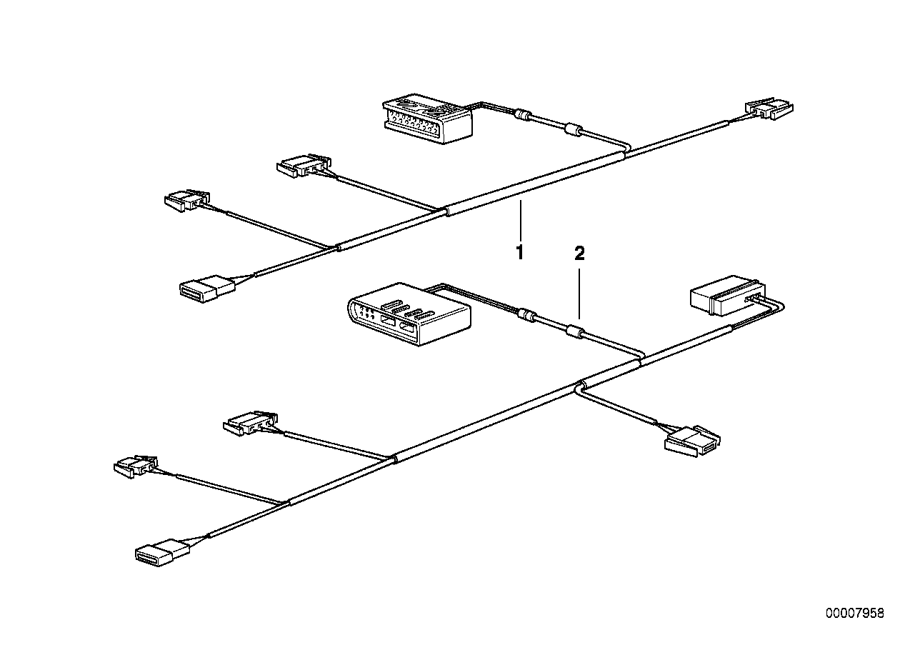 Wiring set steering column mechanism