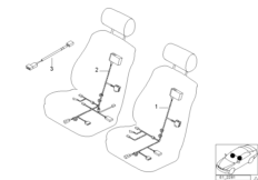 Wiring set seat