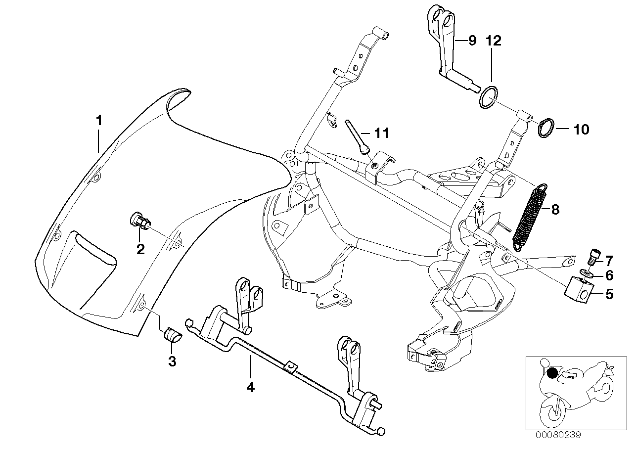 Rüzgar siperi Ayarl./Montaj parçaları